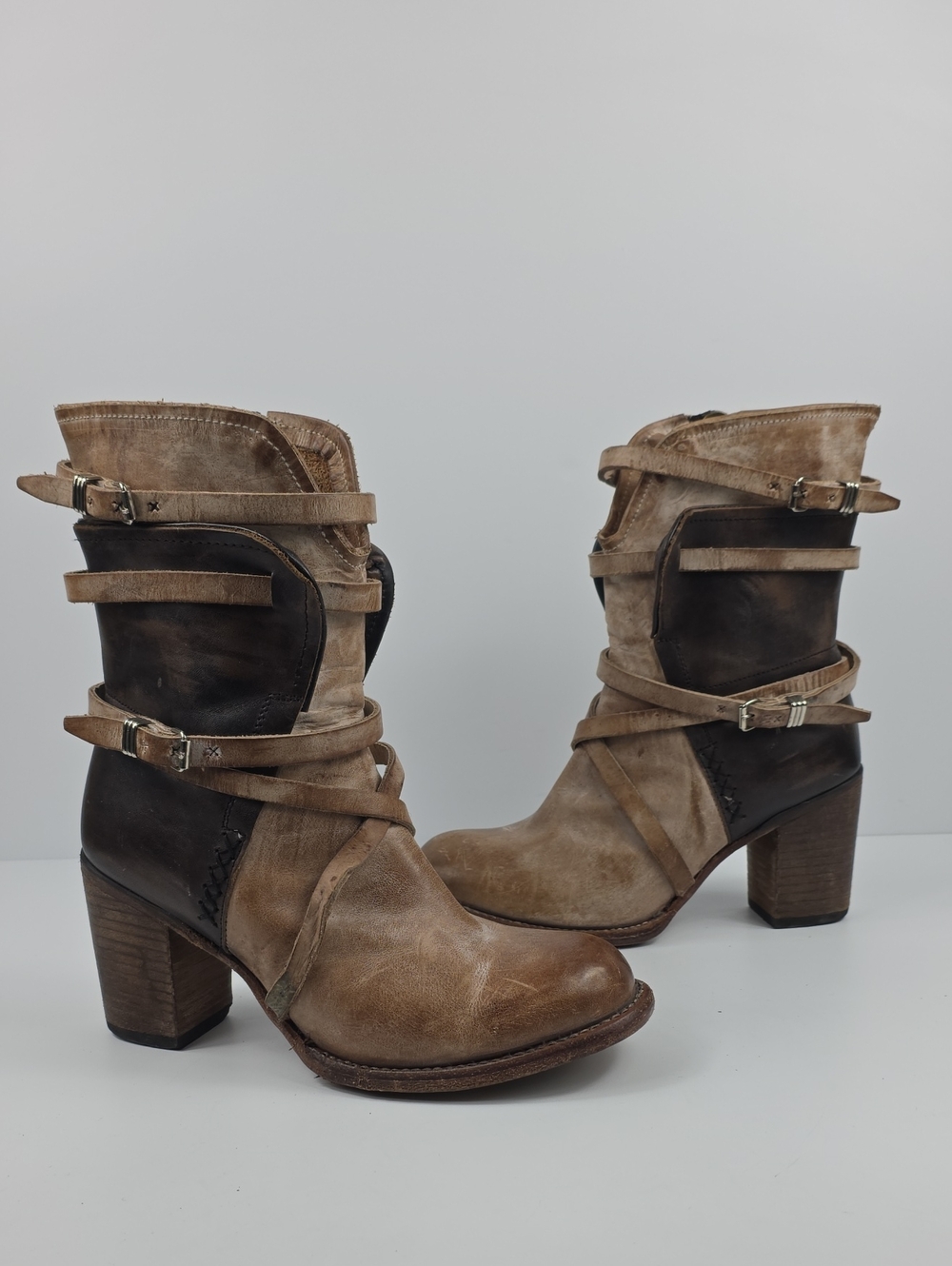 Freebird By Steven Baker Leather Women's Boots Size 9 - Picture 2 of 13